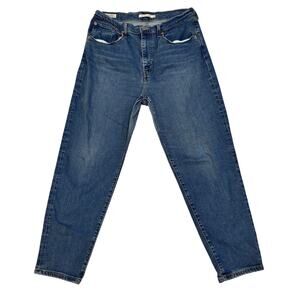 Levi’s High Rise Boyfriend Jeans W31 L27 Medium Wash Stretch Tapered